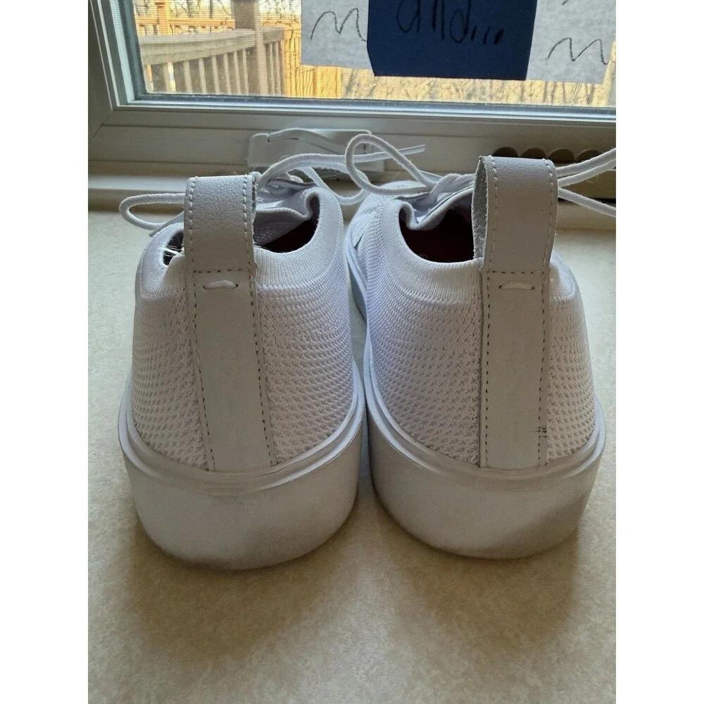 Bylt Men Lido Knit Sneaker In White Size 11